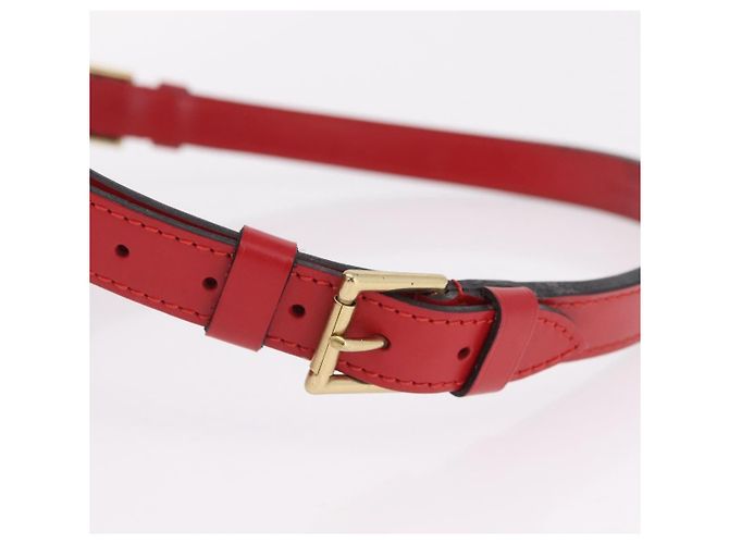LOUIS VUITTON Borsa a tracolla Petit Noe Epi Rossa M44107 LV Auth 206418A Rosso - vista 9