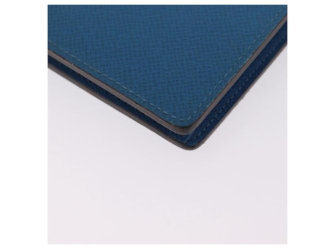 LOUIS VUITTON Taiga Brazza Portefeuille Long Wallet Blue M32815 LV Auth 206439A Azul - vista 15