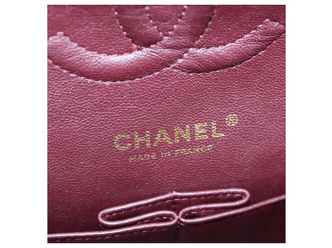 Borsa a tracolla CHANEL Chain Matelasse 25 Pelle Caviar Nero Oro CC Auth BA16026SV D'oro - vista 26