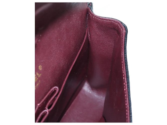 Borsa a tracolla CHANEL Chain Matelasse 25 Pelle Caviar Nero Oro CC Auth BA16026SV D'oro - vista 27