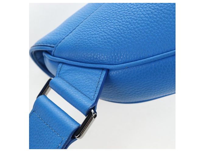Borsa a Tracolla Saddle Christian Dior Pelle Nero Argento Auth 205947M - vista 17