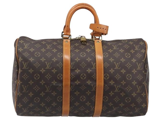 LOUIS VUITTON Monogram Keepall 45 Boston Bag M41428 LV Auth 200995V Monogramma - vista 13