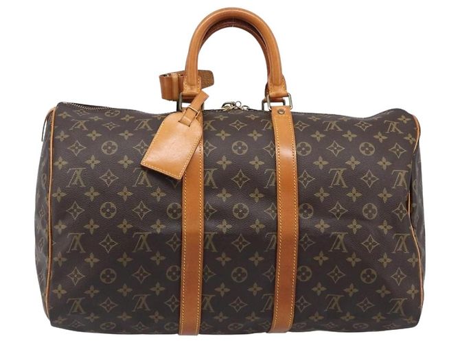 LOUIS VUITTON Monogram Keepall 45 Boston Bag M41428 LV Auth 200995V Monogramma - vista 2