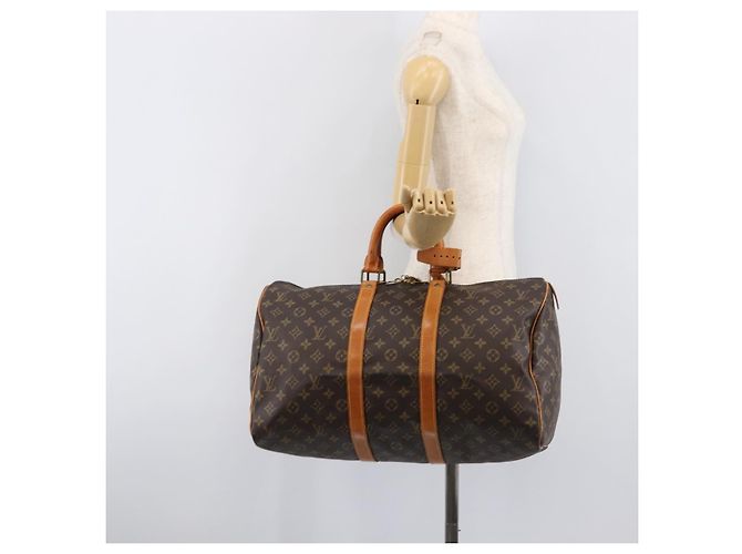 LOUIS VUITTON Monogram Keepall 45 Boston Bag M41428 LV Auth 200995V Monogramma - vista 22