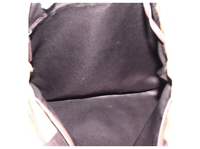 Autre Marque Borsa Tote Saint Laurent Kahala Canvas Beige Silver 154058 Auth 207684 Argento - vista 11