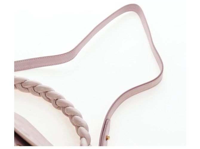 Borsa a mano Miu Miu Matelassé in pelle 2way Beige Oro Auth 205358V D'oro - vista 16