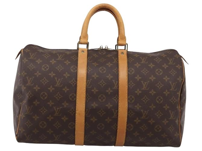 LOUIS VUITTON Monogram Keepall 45 Boston Bag M41428 LV Auth 205109 Monogramm - Ansicht 13