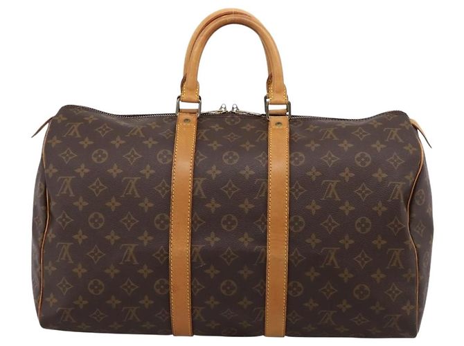 LOUIS VUITTON Monogram Keepall 45 Boston Bag M41428 LV Auth 205109 Monogramm - Ansicht 2