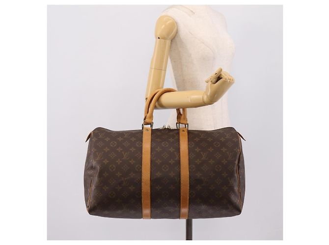 LOUIS VUITTON Monogram Keepall 45 Boston Bag M41428 LV Auth 205109 Monogramm - Ansicht 21