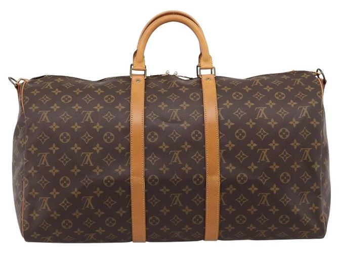 LOUIS VUITTON Monogram Keepall Bandouliere55 Boston Bag M41414 LV Auth BA15805V Monogramme - vue 2
