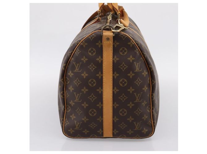 LOUIS VUITTON Monogram Keepall Bandouliere55 Boston Bag M41414 LV Auth BA15805V Monogramme - vue 3