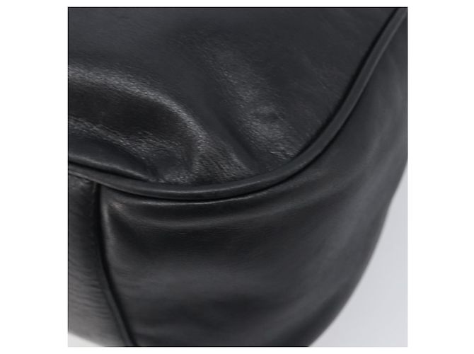 MCM Schultertasche Leder Schwarz Gold Authentisch 207521 Golden - Ansicht 15
