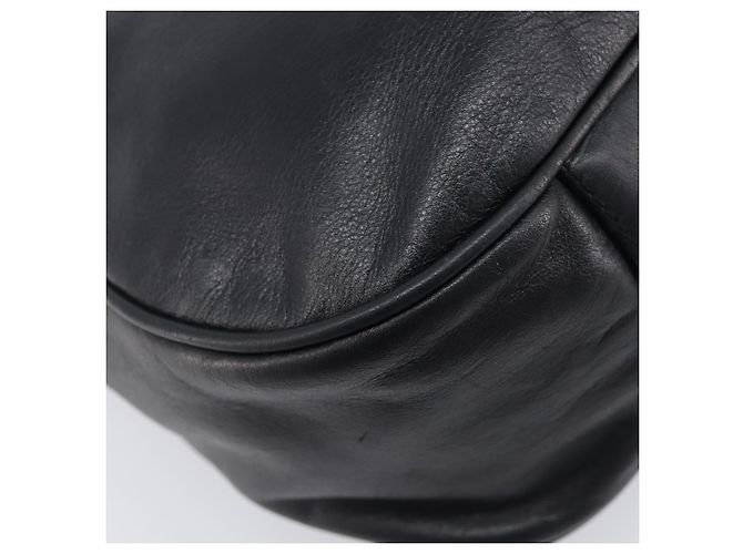 MCM Schultertasche Leder Schwarz Gold Authentisch 207521 Golden - Ansicht 16