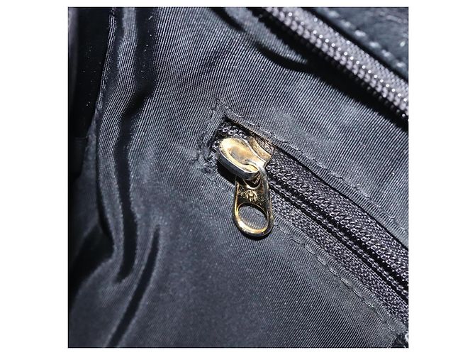 MCM Schultertasche Leder Schwarz Gold Authentisch 207521 Golden - Ansicht 22