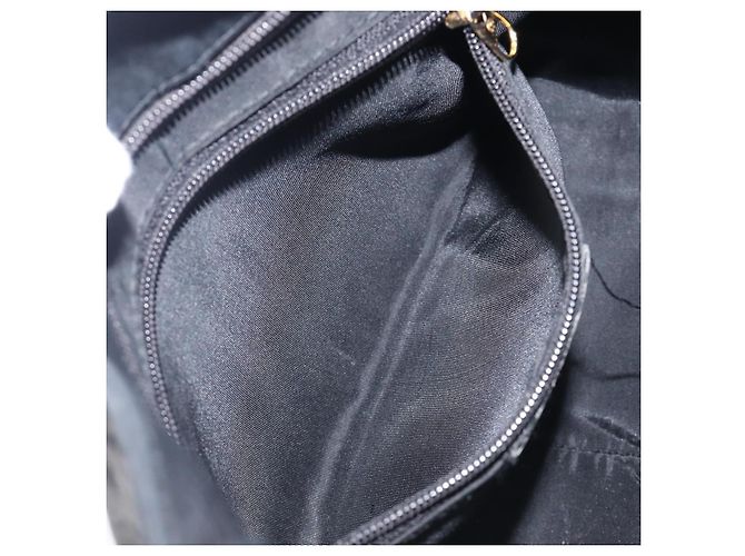 MCM Schultertasche Leder Schwarz Gold Authentisch 207521 Golden - Ansicht 23