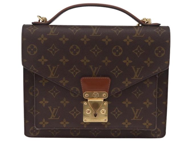 LOUIS VUITTON Monogram Monceau28 Hand Bag M51185 LV Auth 207428 Monograma - vista 13