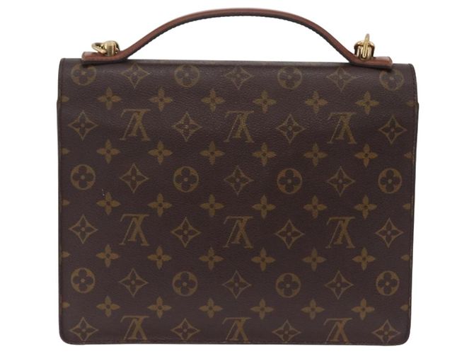 LOUIS VUITTON Monogram Monceau28 Hand Bag M51185 LV Auth 207428 Monograma - vista 2