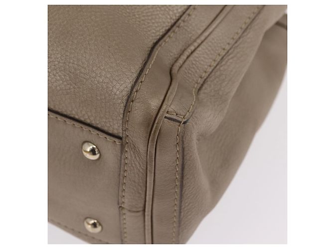 GUCCI Tote Bag Leder Gold 269945 Auth ka6435V Golden - Ansicht 16