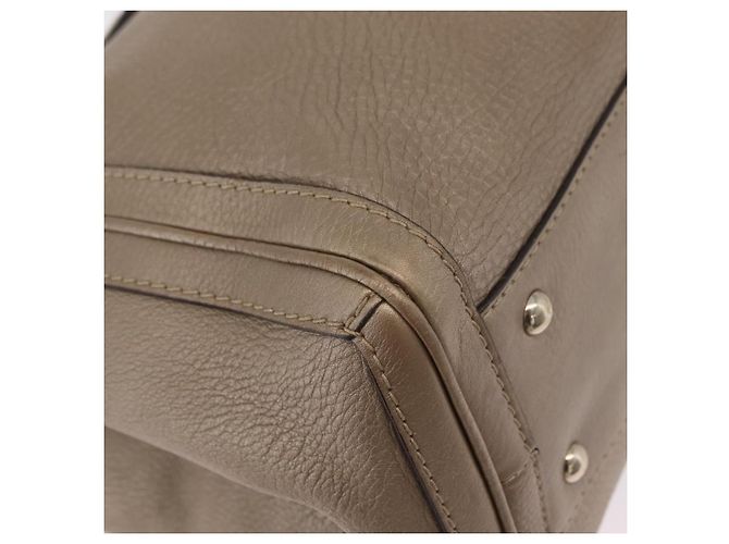 GUCCI Tote Bag Leder Gold 269945 Auth ka6435V Golden - Ansicht 17