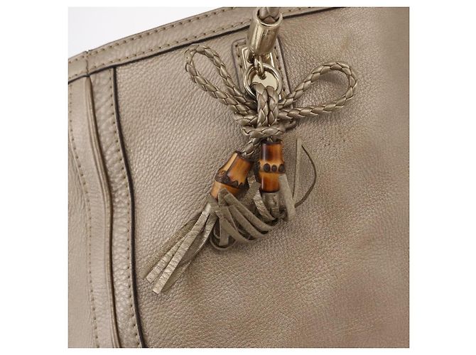 GUCCI Tote Bag Leder Gold 269945 Auth ka6435V Golden - Ansicht 21