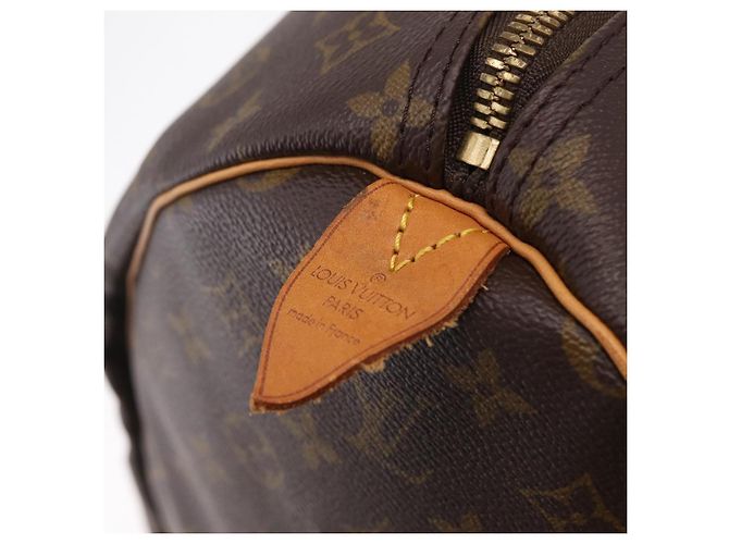 LOUIS VUITTON Monogram Keepall 60 Boston Bag M41422 LV Auth 204092V Monograma - vista 18