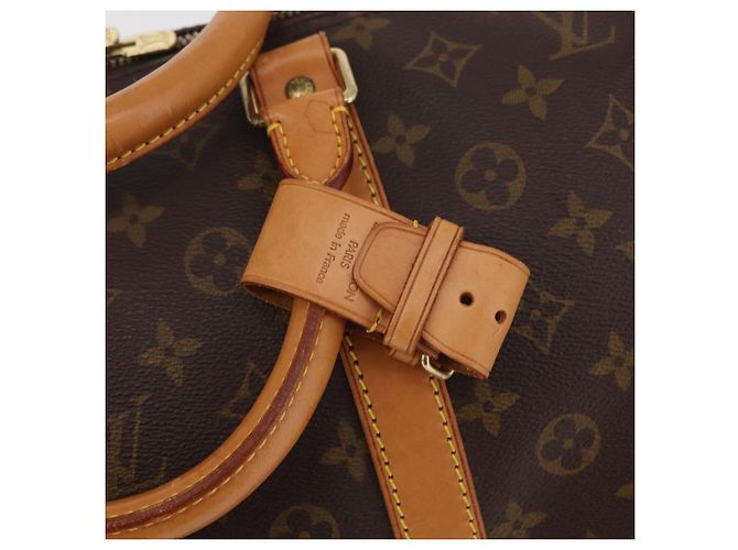 LOUIS VUITTON Monogram Keepall 60 Boston Bag M41422 LV Auth 204092V Monograma - vista 19