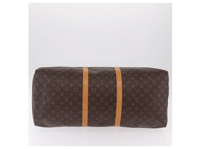 LOUIS VUITTON Monogram Keepall 60 Boston Bag M41422 LV Auth 204092V Monograma - vista 5