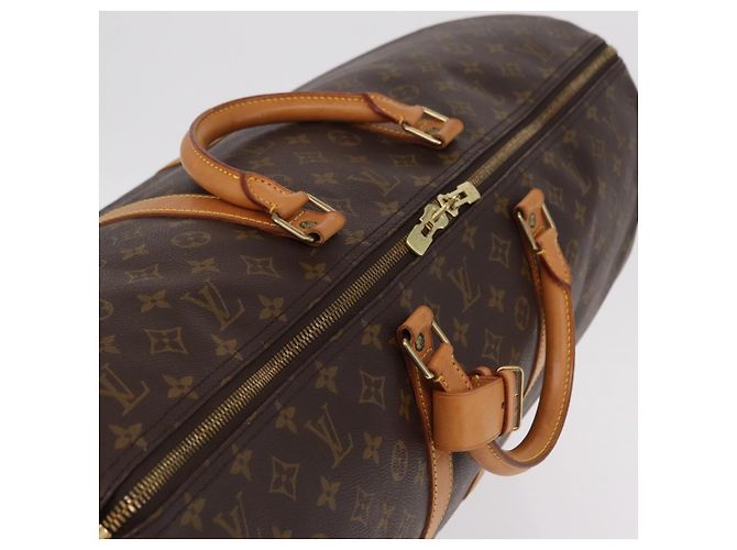 LOUIS VUITTON Monogram Keepall 60 Boston Bag M41422 LV Auth 204092V Monograma - vista 6