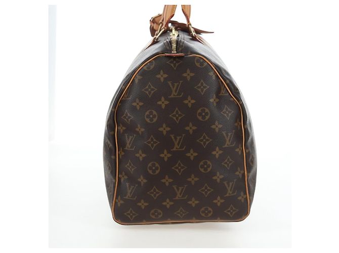 LOUIS VUITTON Monogram Keepall 50 Boston Bag M41426 LV Auth 205367V Monogramme - vue 3
