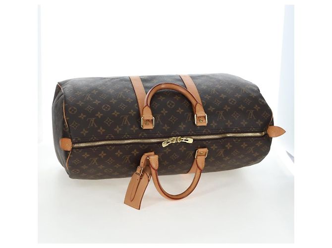 LOUIS VUITTON Monogram Keepall 50 Boston Bag M41426 LV Auth 205367V Monogramme - vue 7