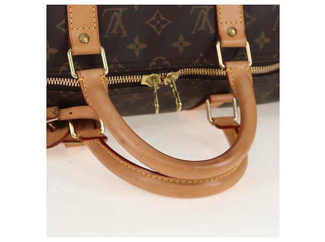 LOUIS VUITTON Monogram Keepall 50 Boston Bag M41426 LV Auth 205367V Monogramme - vue 8