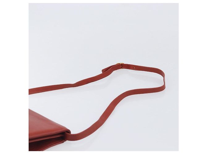 Borsa a tracolla Salvatore Ferragamo in pelle marrone e oro Auth bs37484 - vista 14