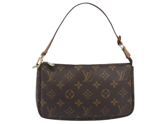 LOUIS VUITTON Monogram Pochette Accessoires Pouch M51980 LV Auth 205230 Monogramma - vista 13