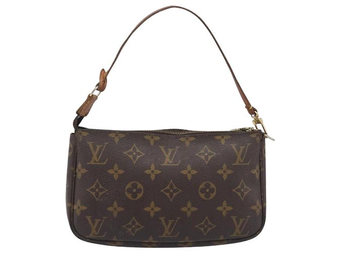 LOUIS VUITTON Monogram Pochette Accessoires Pouch M51980 LV Auth 205230 Monogramma - vista 2