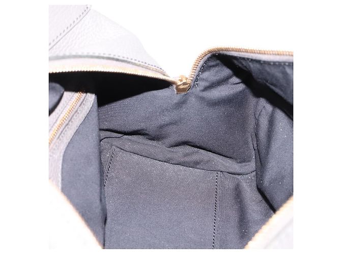 TOD'S Schultertasche aus Leder Grau Gold Authentisch 207410A Braun Golden - Ansicht 22