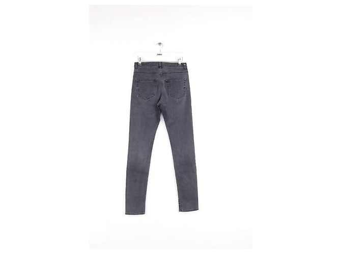 Vaqueros slim Dior grises de algodón - vista 3