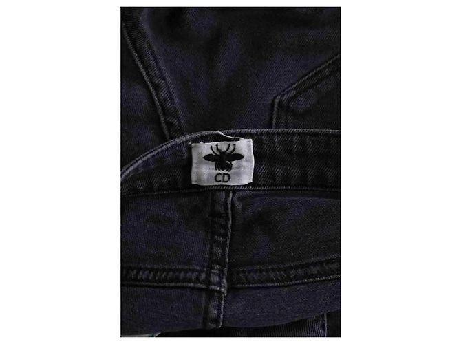 Vaqueros slim Dior grises de algodón - vista 4