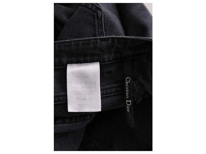Vaqueros slim Dior grises de algodón - vista 5