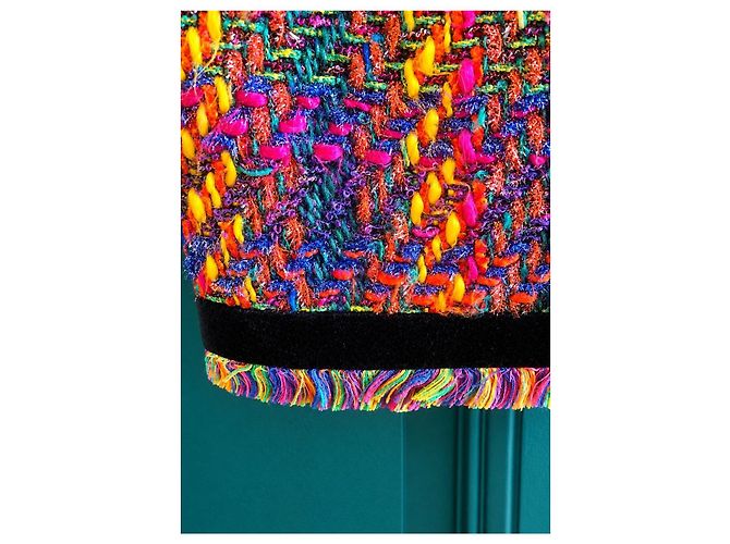 Escada Multicolour tweed skirt Black Multiple colors - view 11
