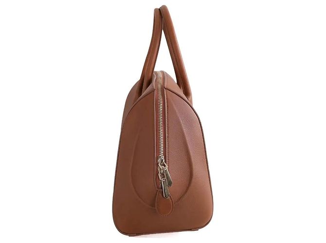 Bolsa Nina Ricci de couro camel Camelo - vista 3