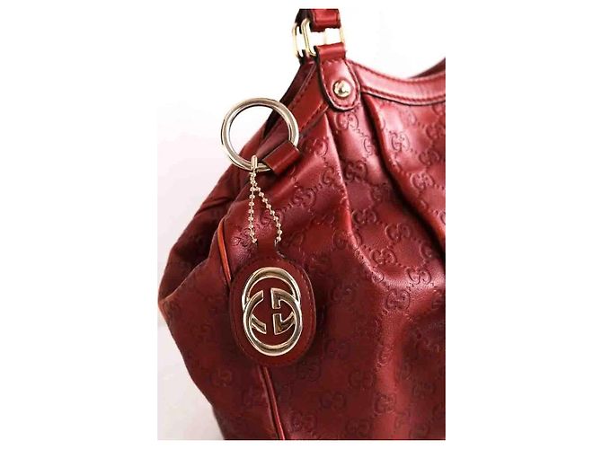 Gucci bolso Sukey bordeaux Burdeos - vista 3