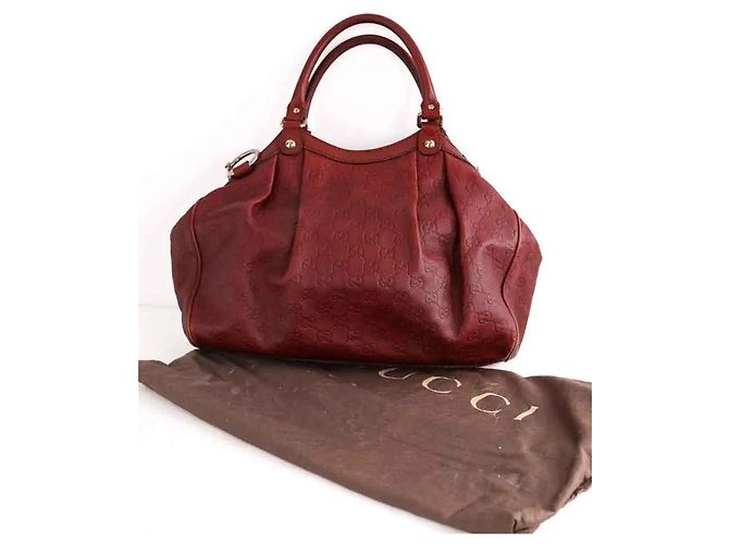Gucci bolso Sukey bordeaux Burdeos - vista 6