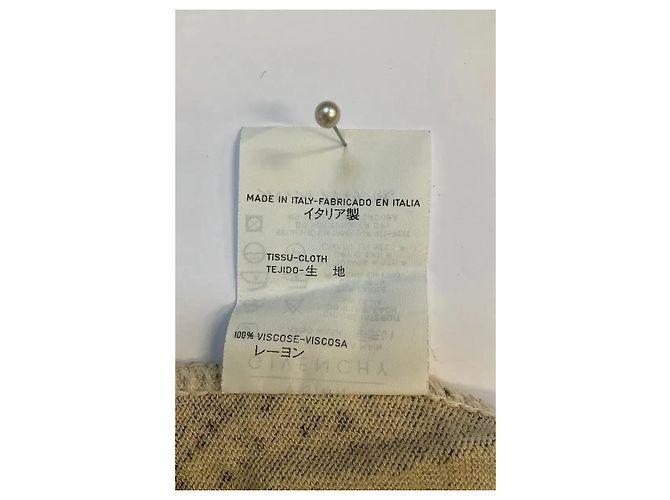 Robe Givenchy beige en viscose - vue 6
