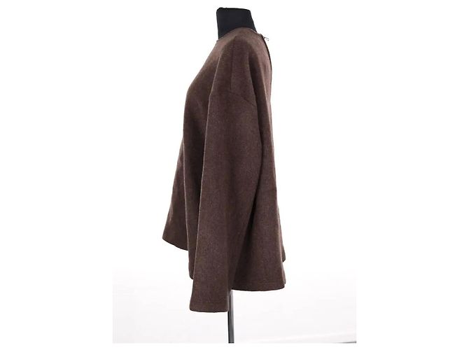 Autre Marque The Frankie Shop Wollpullover Braun S - Ansicht 3
