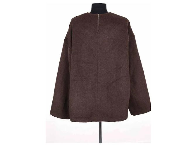 Autre Marque The Frankie Shop Wollpullover Braun S - Ansicht 4