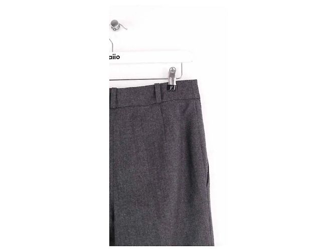 Pantalon en laine gris Givenchy - vue 4