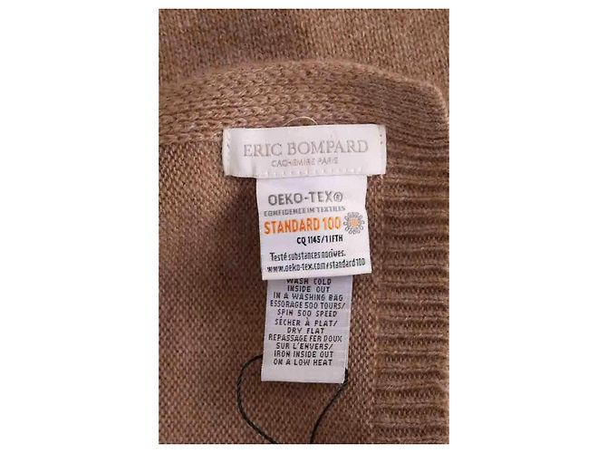 Bufanda Eric Bompard de cashmere camel Camello - vista 4