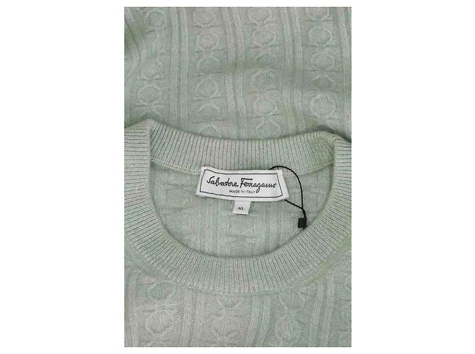 Salvatore Ferragamo Wollpullover Grün XL - Ansicht 5