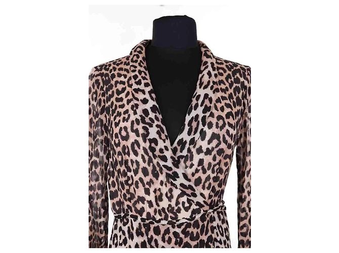 Ganni Kleid braun aus Viskose - Ansicht 2