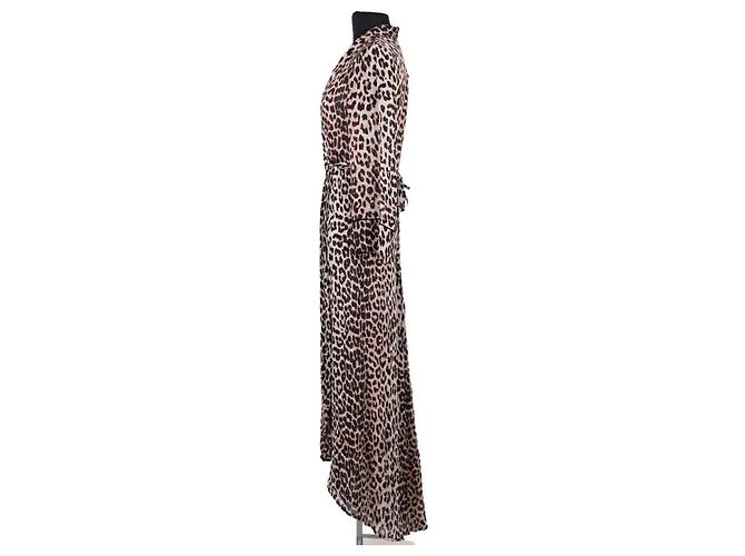 Ganni Kleid braun aus Viskose - Ansicht 3